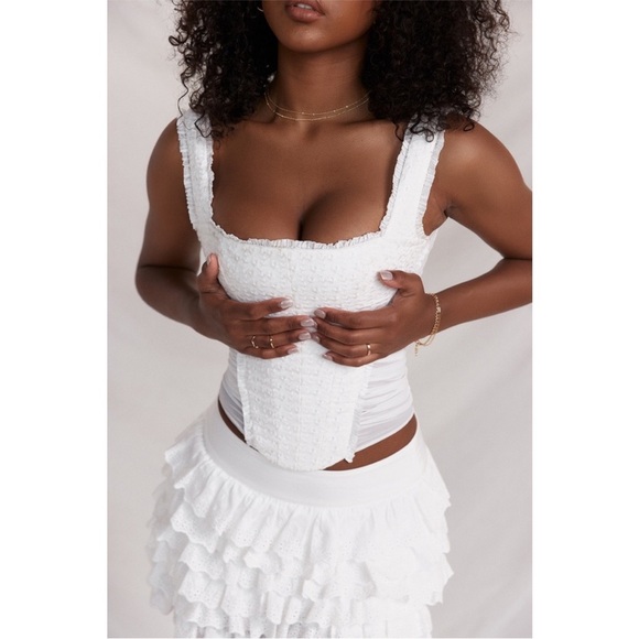 House of CB Tops - NEW House of CB Catalina Top White Large+ (XL)